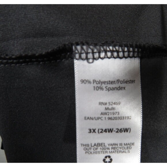 Athletic Works Black Gray Camouflage Racerback Tank Dress Plus Size 3X - Picture 3 of 7